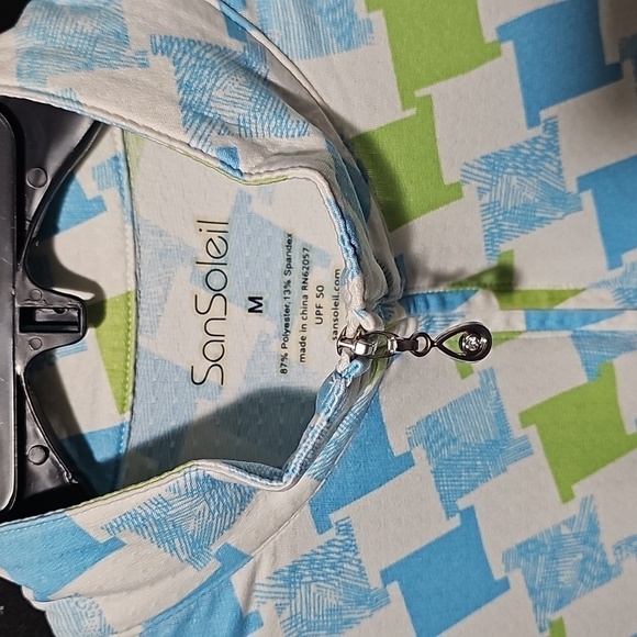 SanSoleil Golf 1/4 Zip Sweatshirt Size‎ Medium - Picture 3 of 5